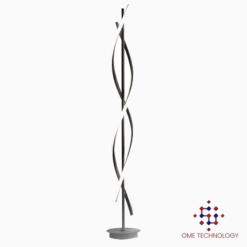 Hotel Spiral Design Floor Light