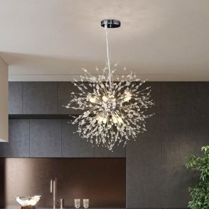 Hotel Gold Crystal Decorative Dining Light
