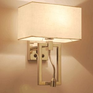 Hotel Wall Light with Led Reading Lamp